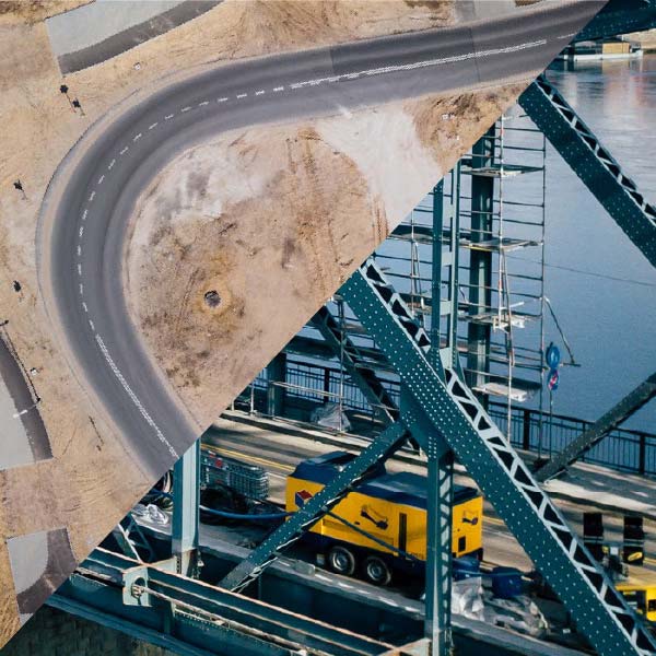 Technical inspection of roads and bridges